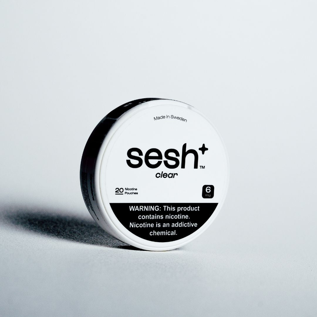 Sesh+ Clear Premium Nicotine Pouches β Sesh Products US