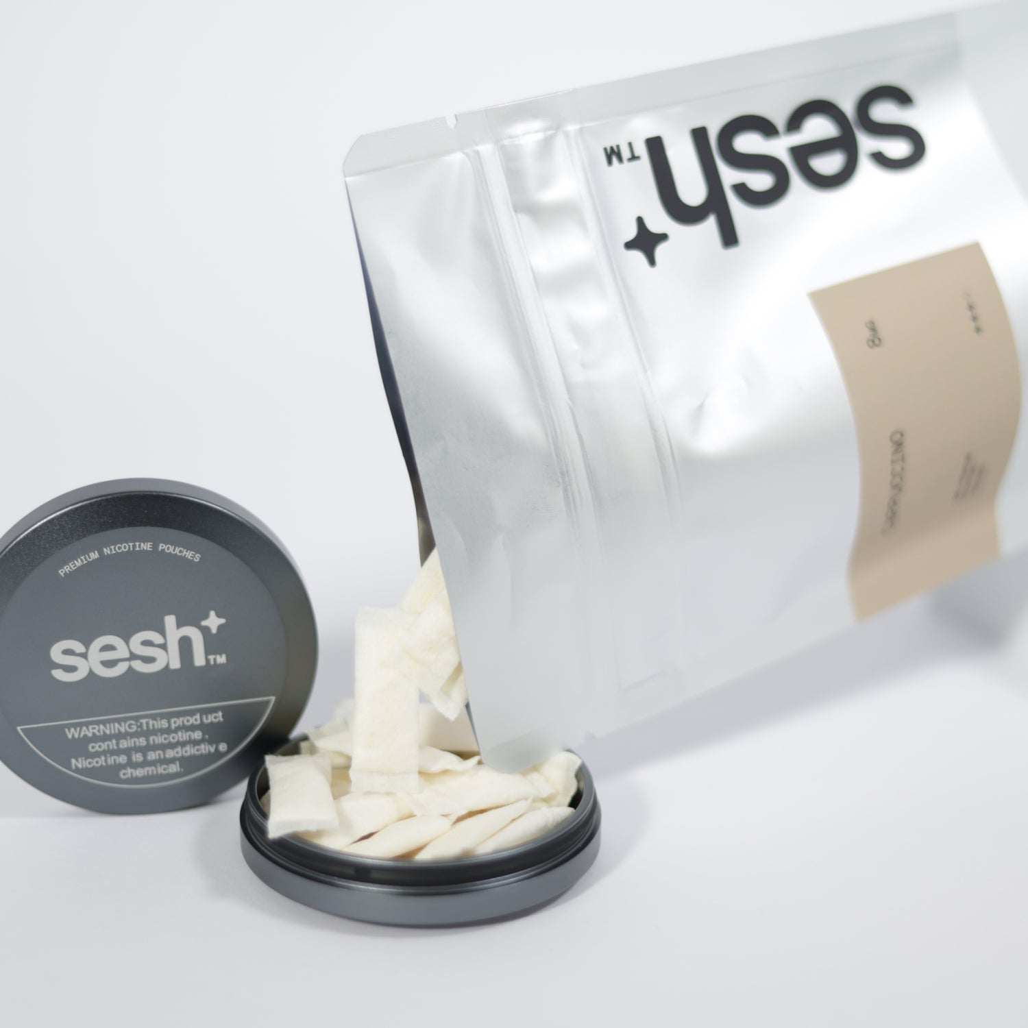 Sesh+ Cappuccino Refill Bag 200 Pouches