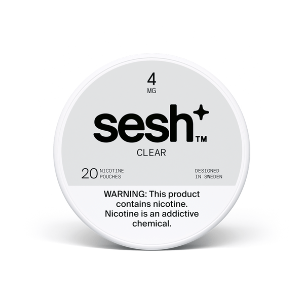 Sesh+ Clear Premium Nicotine Pouches – Sesh Products US