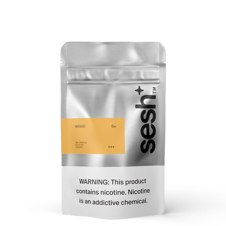 sesh tobacco pouches Sesh+ Mango Refill Bag 200 Pouches (4mg) sesh tobacco pouches Sesh+ Mango Refill Bag 200 Pouches (4mg)