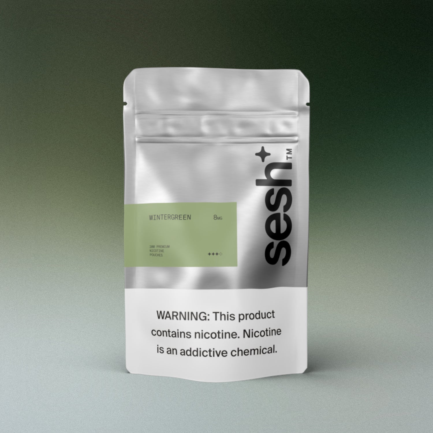 Sesh+ Wintergreen Refill Bag 200 Pouches