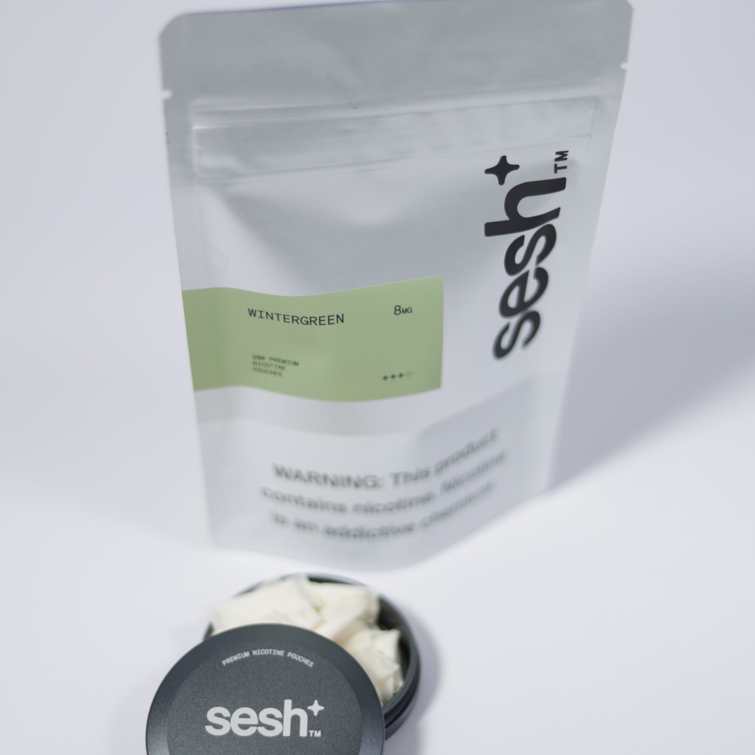 Sesh+ Wintergreen Refill Bag 200 Pouches