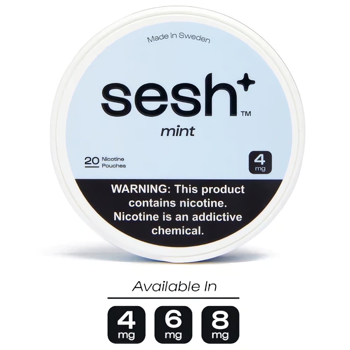 Sesh+ • Mint Nicotine Pouches